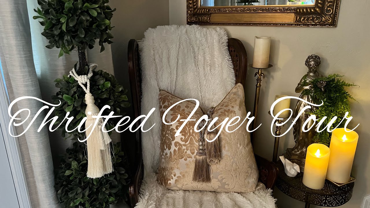 MY THRIFTED FOYER TOUR