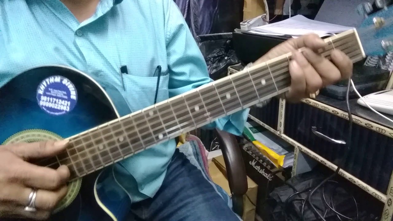 Learn All Bar Chords Major/Minor/open Guitar Lesson.