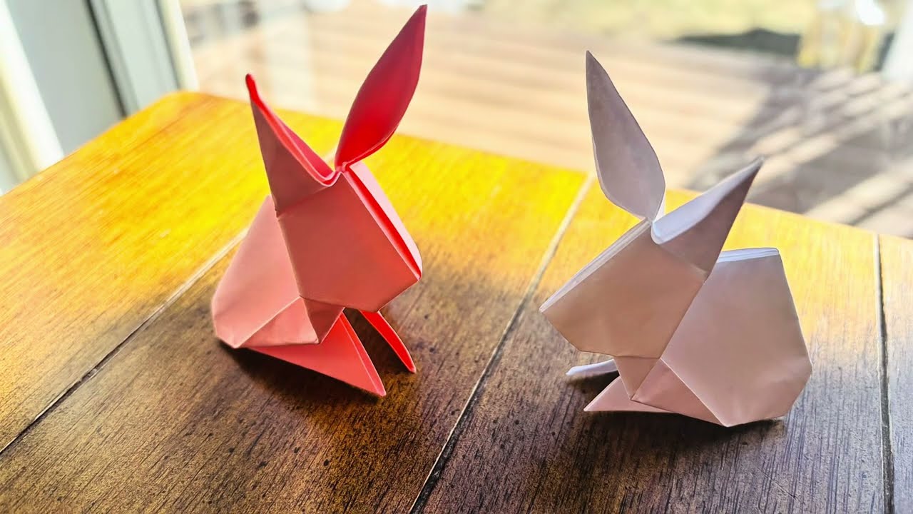 可爱小兔子折纸 # Simple Fun Bunny 🐰Paper Folding 