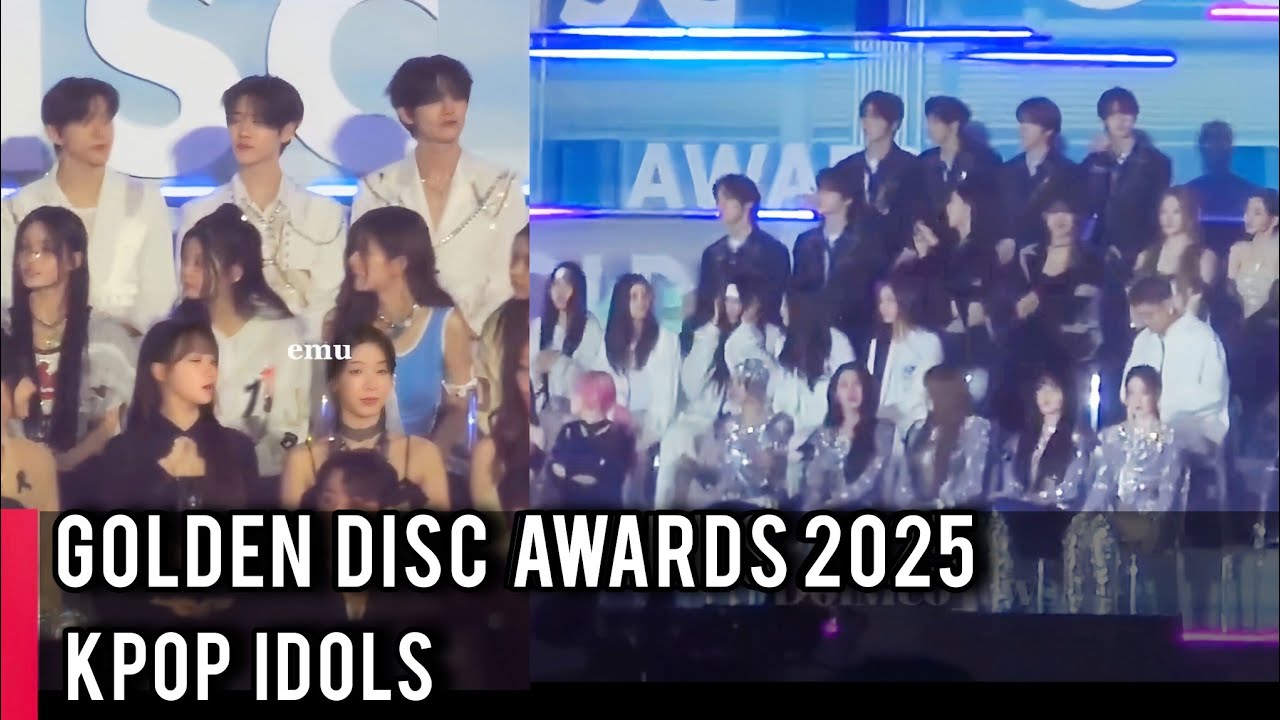 Newjeans, Lesserafim, Aespa, TWS, Gidle & K-pop idols At Golden Disc Awards 2025
