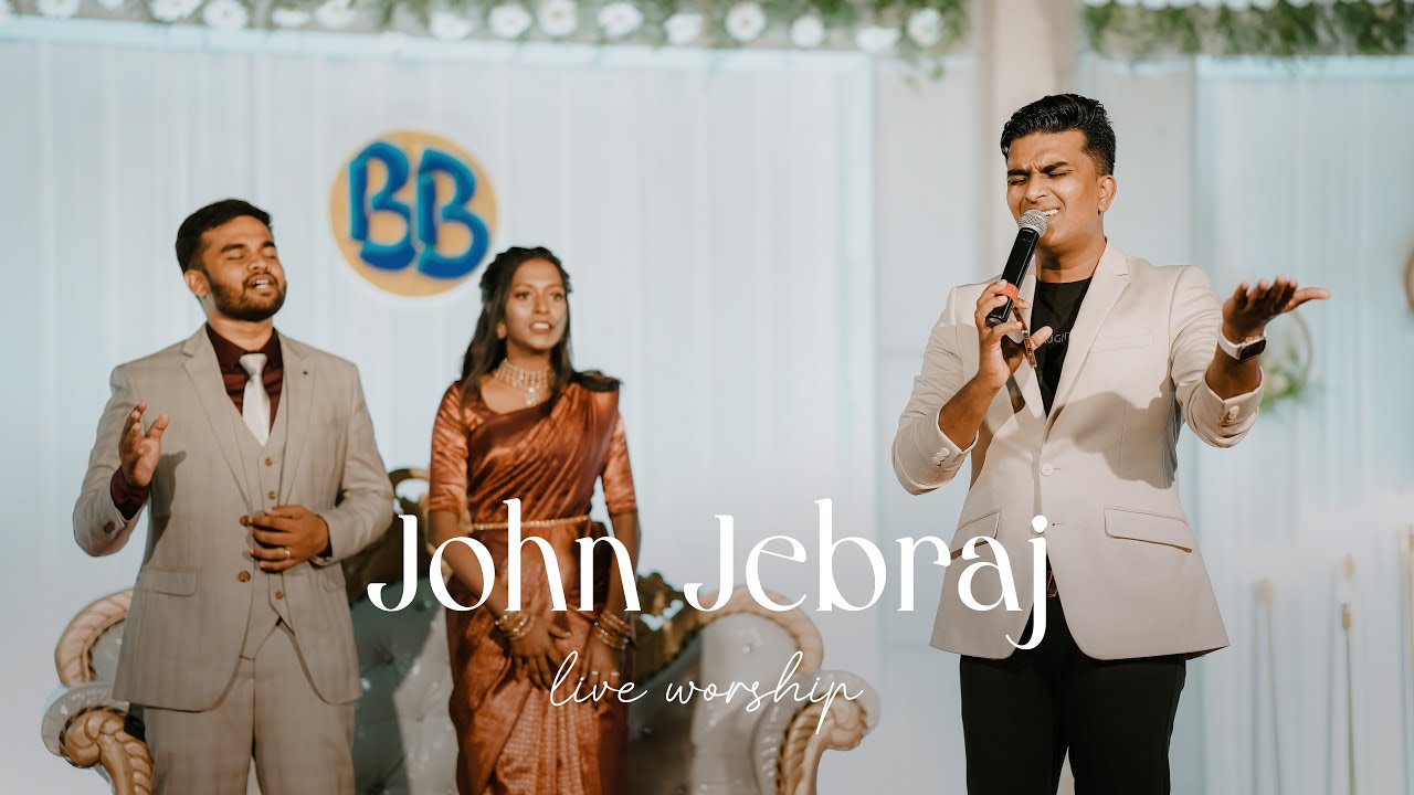 Ebenesarae  John Jebraj wedding  Songs / wedding live Worship 2024 | 4k