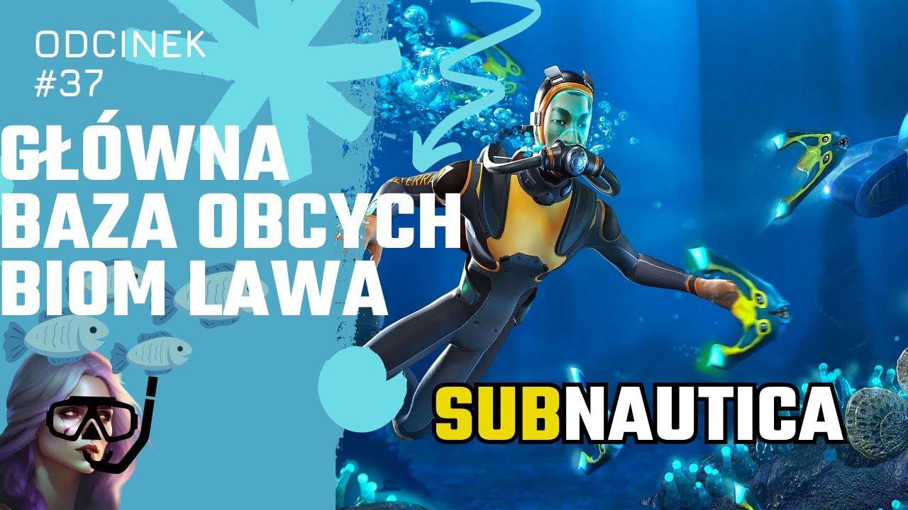 Subnautica 🌊 odc. 37 👽 Gł&oacute;wna baza obcych! Biom lawowy!