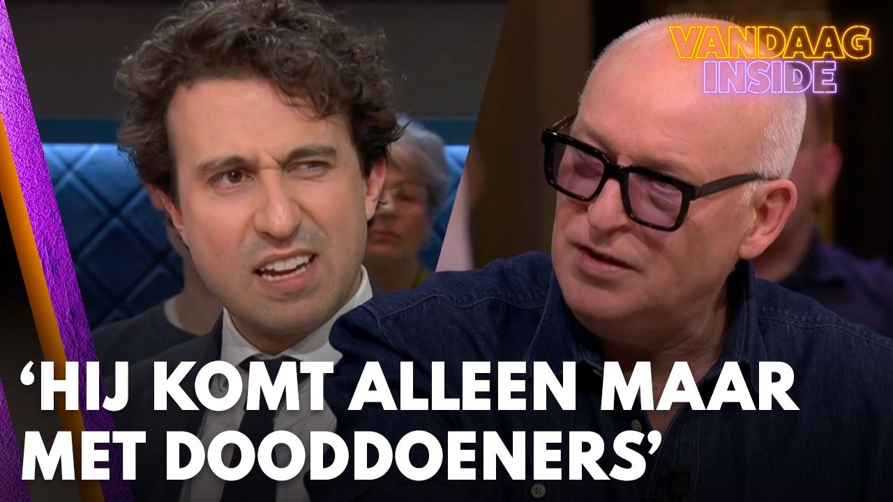 Ren&eacute; van der Gijp over Jesse Klaver: 'Hij komt alleen maar met dooddoeners en open deuren!'