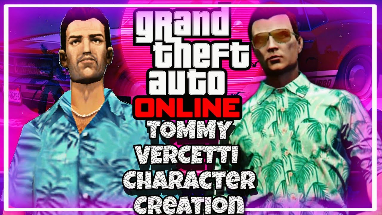 GTA Online - Tommy Vercetti Character Creation & Outfit Tutorial