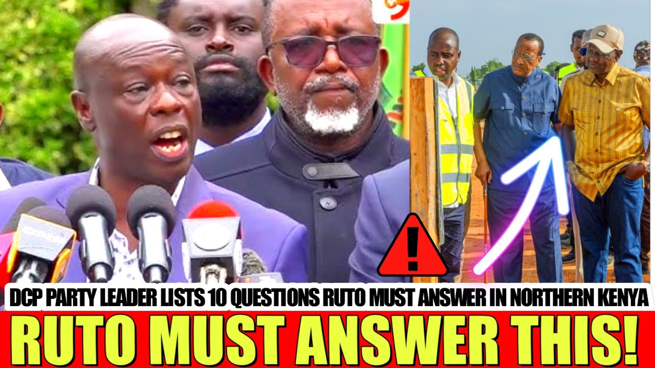 RUTO CORNERED!!! GACHAGUA'S 10 EXPLOSIVE QUESTIONS PRESIDENT MUST ANSWER in Northern Kenya TOUR