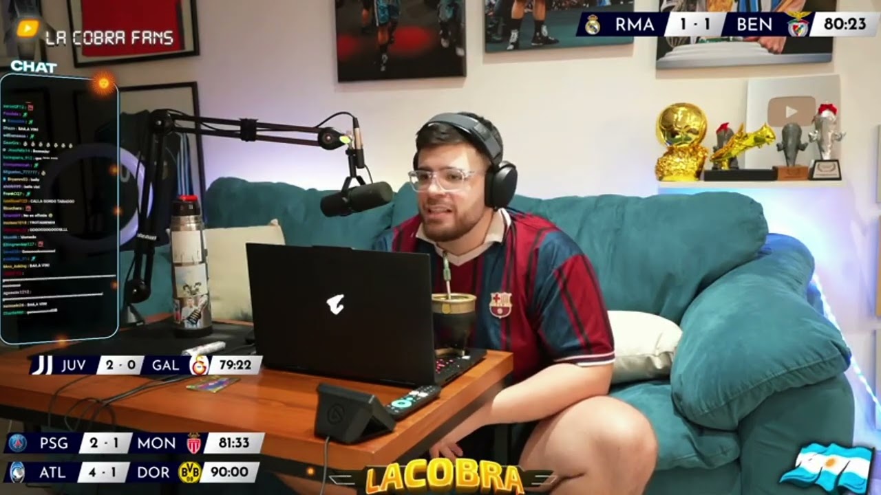 REACCIÓN DE LA COBRA AL GOL DE VINI VS BENFICA 😡
