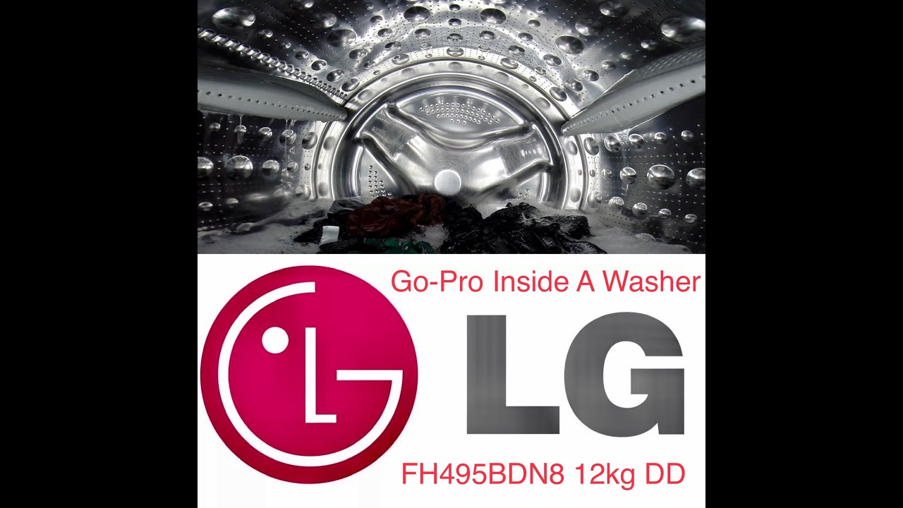Go Pro Inside My LG FH495BDN8, Dark Cycle Using SMOL
