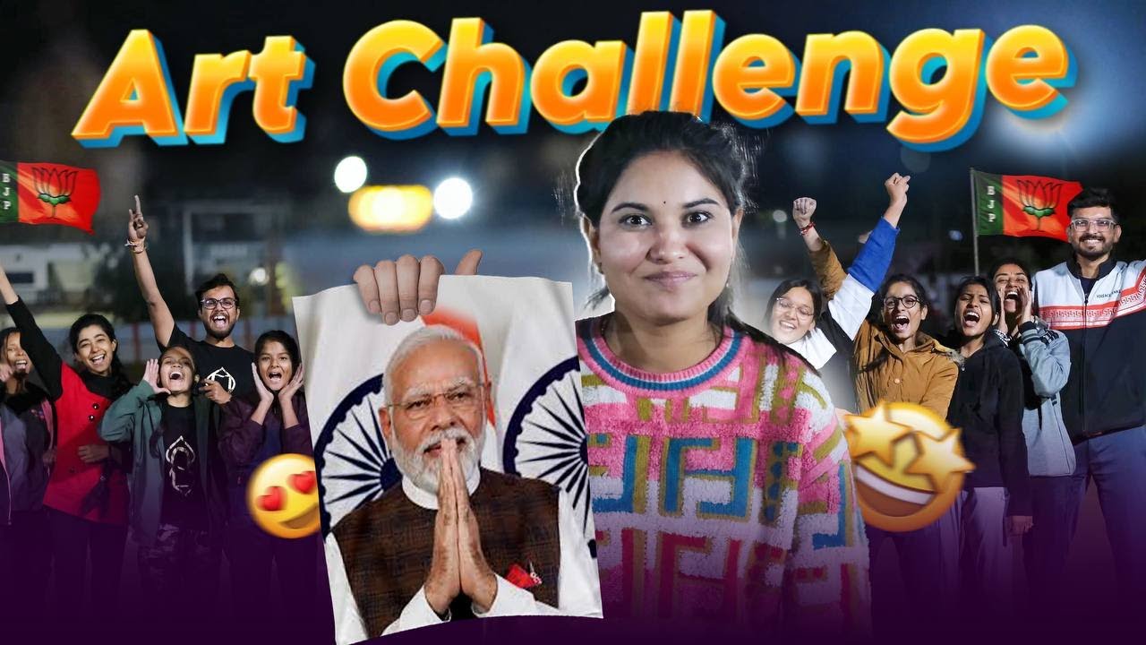 TEAM SHIKHA X Art Challenge🔥| BIGGEST Rangoli at Rajgarh