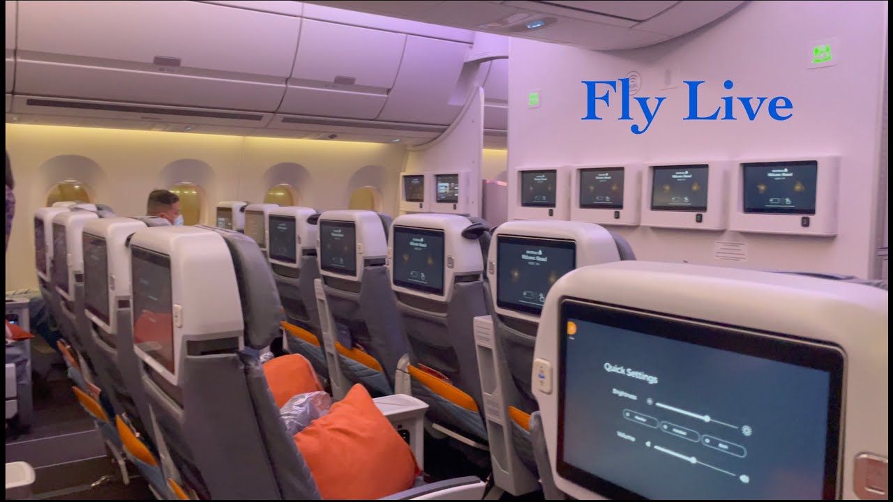Singapore Airlines SQ-282 Auckland to Singapore