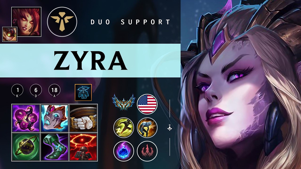 Zyra Support vs Karma - NA Challenger Patch 26.05