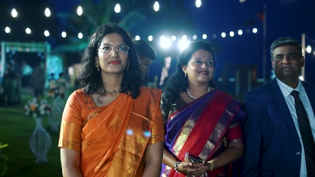 Beach Christian Wedding of Nithin & Anusha