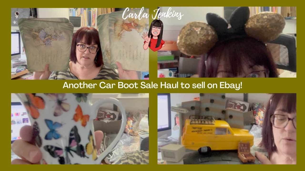 INSTANT PROFIT? SUNDAY CAR BOOT SALE HAUL - WHAT DID I GET TO SELL ON EBAY? | CARLA JENKINS