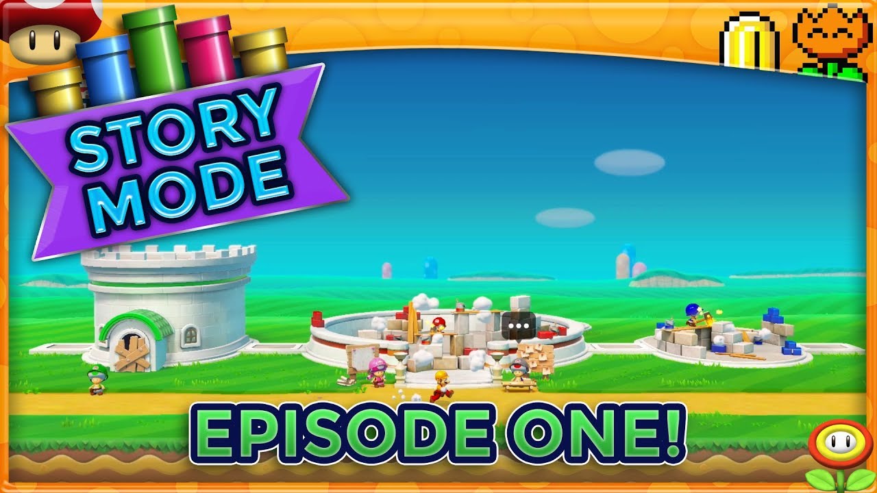 Super Mario Maker 2 Story Mode [1] Gameplay 100% Playthrough with Oshikorosu!