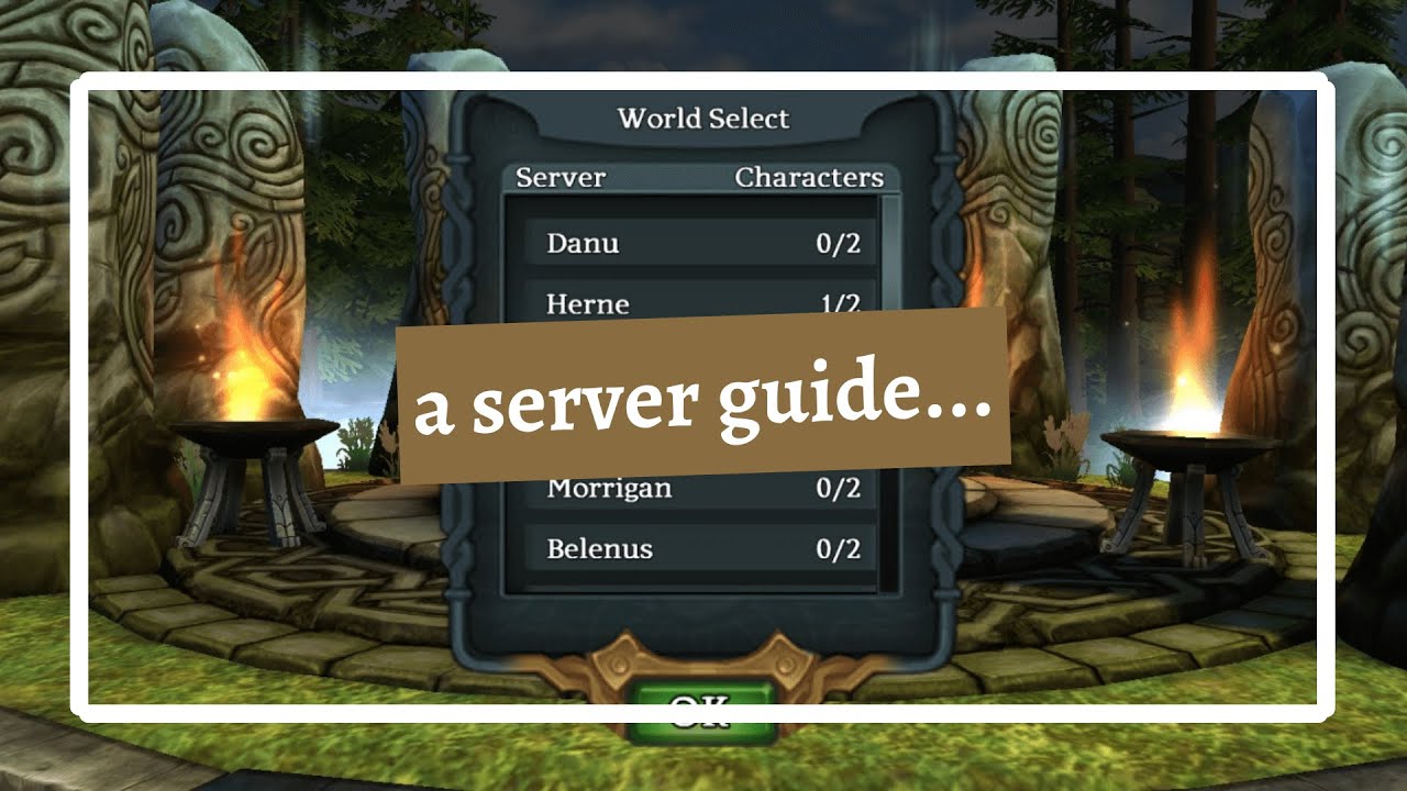 a Celtic Heroes server guide