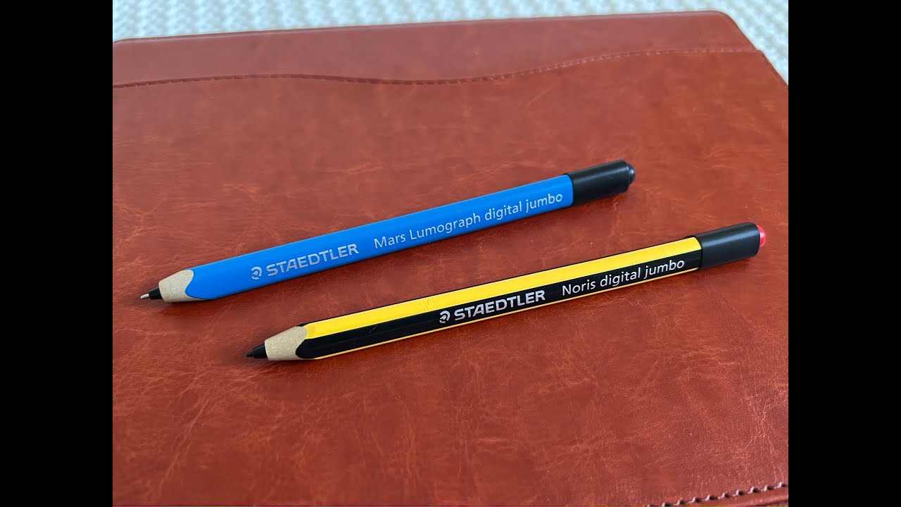 Staedtler Norris Digital Jumbo and Staedtler Mars Digital Jumbo - An EMR Pen Comparison Video
