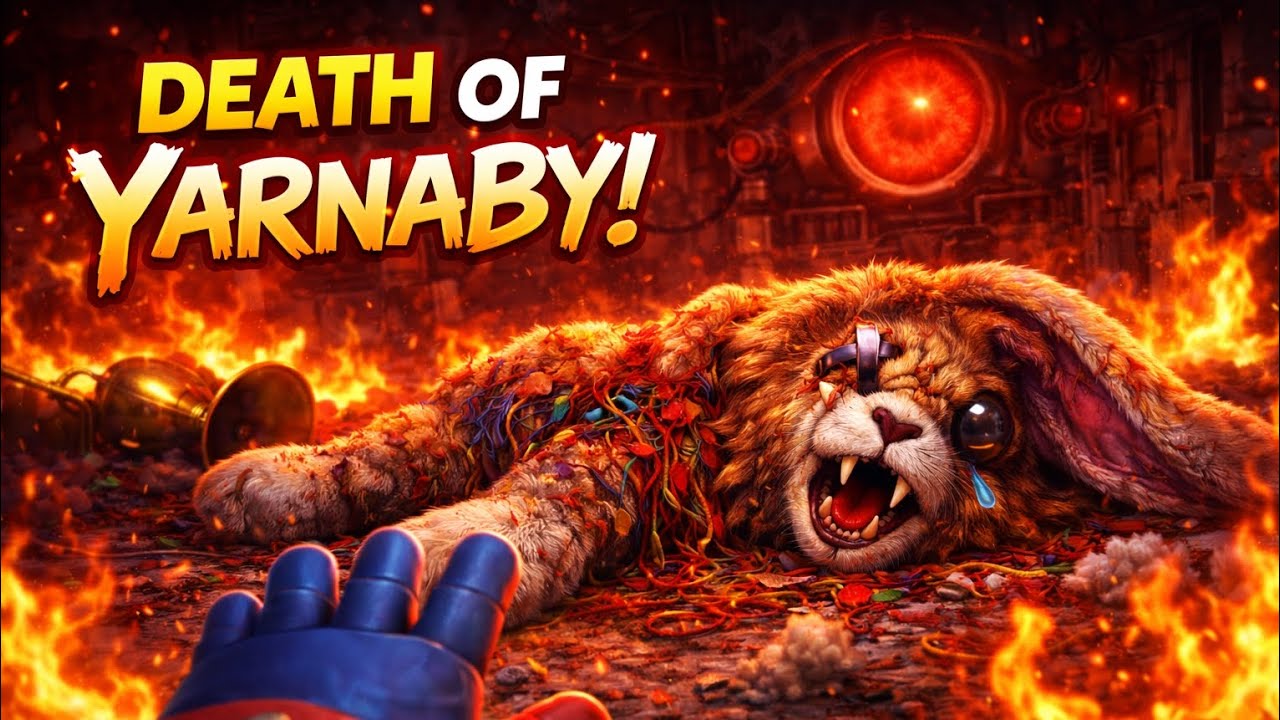 Yarnaby death in poppy playtime chapter 4 #mobentertainment 