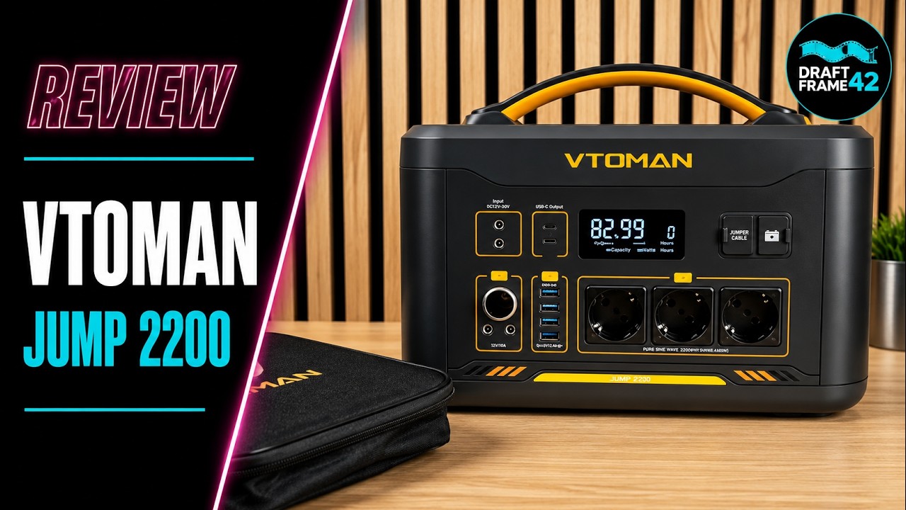 VTOMAN Jump 2200 - Die richtige Powerstation immer zur Hand - Review