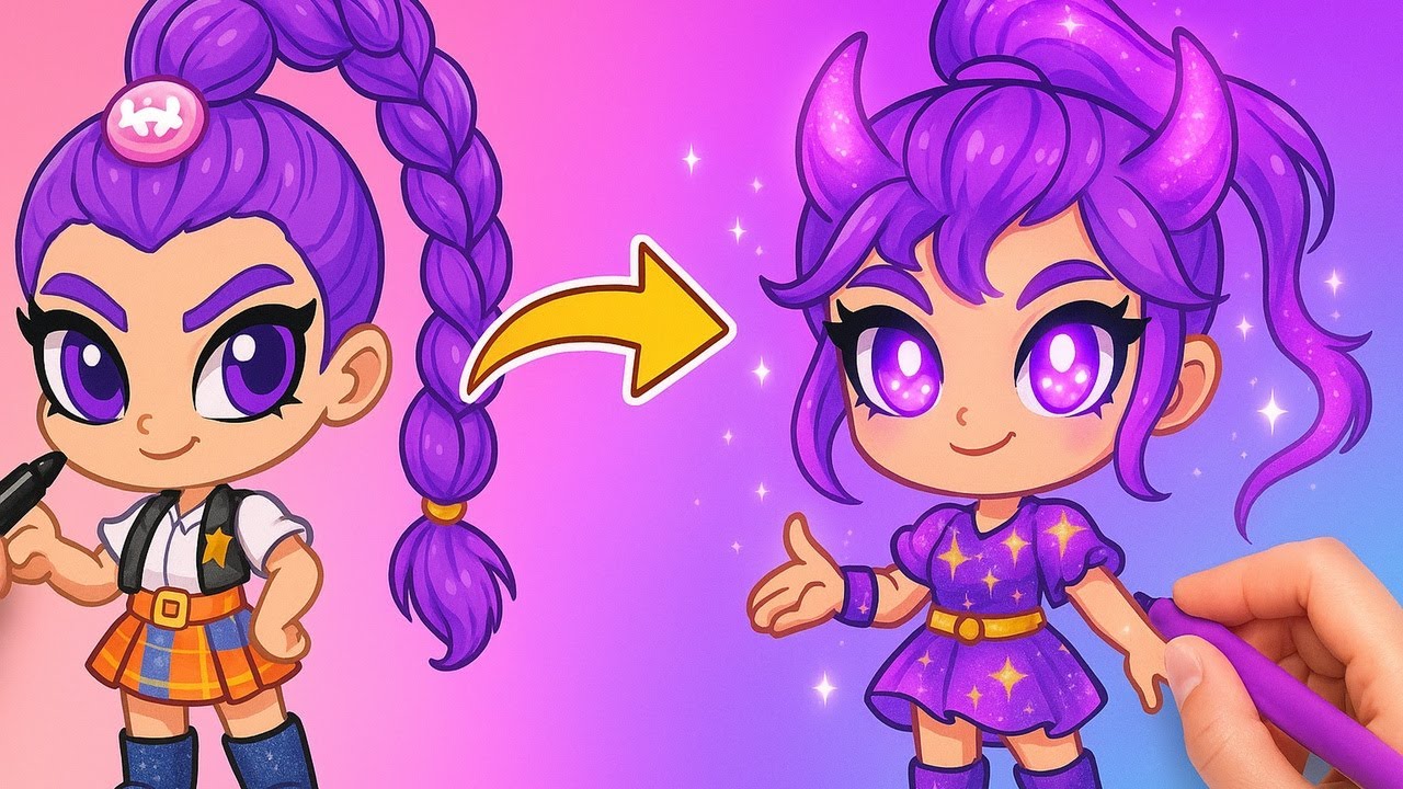 💫 K-Pop Fantasy Bloom: Rumi i ekipa Glow-Up Art