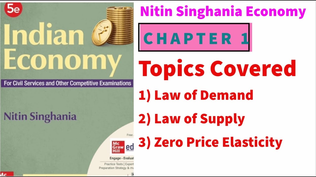 Nitin Singhania Economics in English | Indian economy UPSC: Law of Demand , Law of Supply