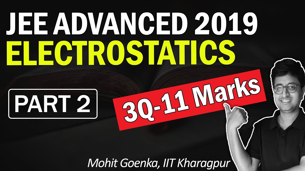 Electrostatics | JEE Advanced 2019 Solution | PYQs by Mohit Sir (IIT KGP) #JEEAdvanced #PYQ