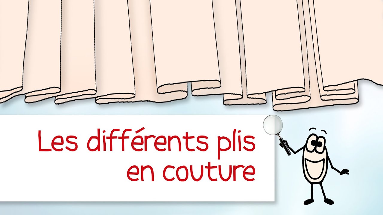 Faire une jupe plissée (1/3) - Les différents plis - Comment faire des plis ?