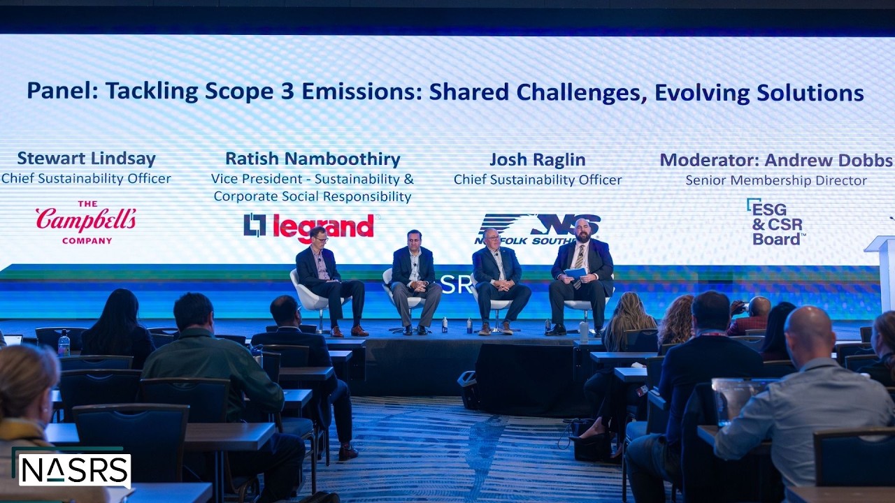Tackling Scope 3 Emissions: Strategies, Challenges & Solutions | NASRS26 Panel