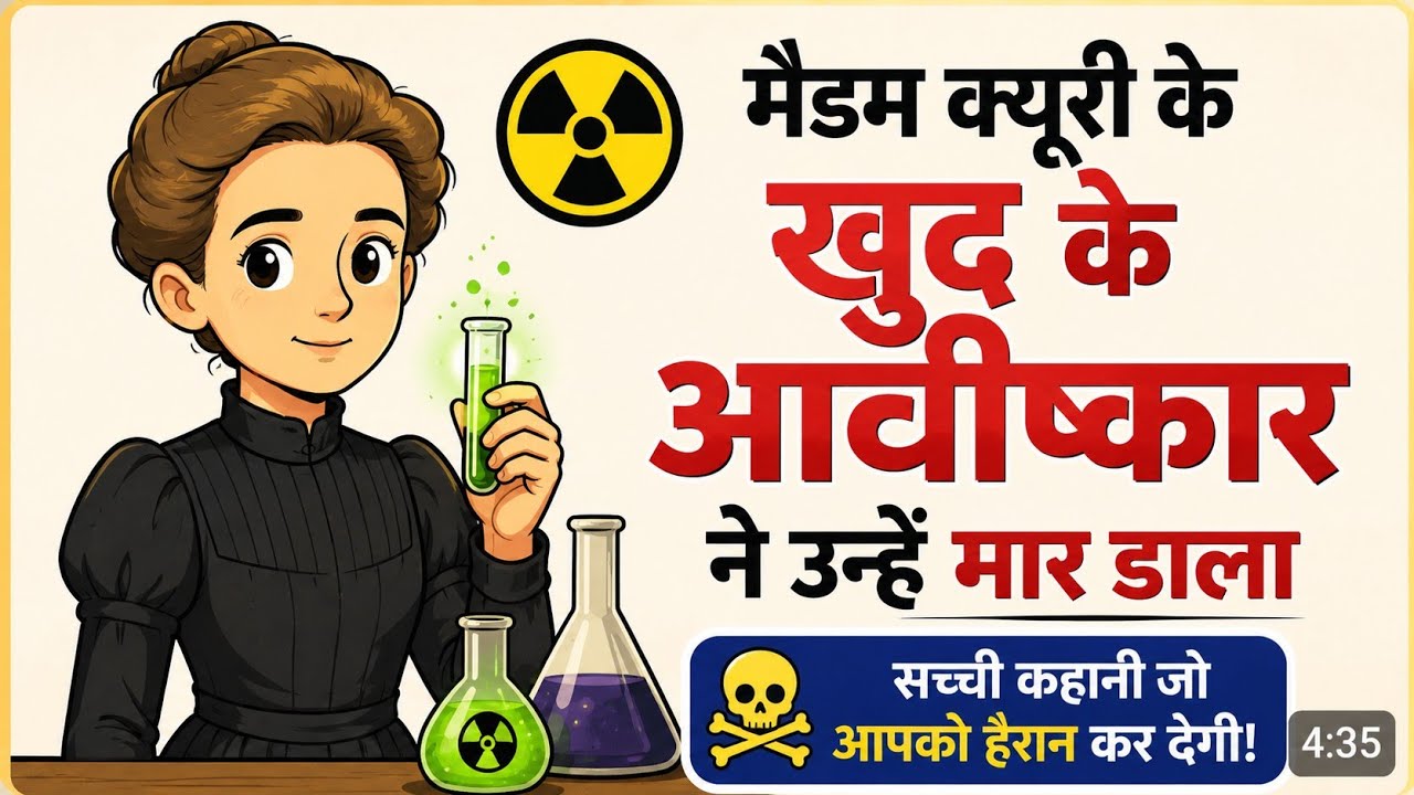 खुद के आविष्कार ने मेरी को मार डाला#motivationalvideo #mariecurie 
