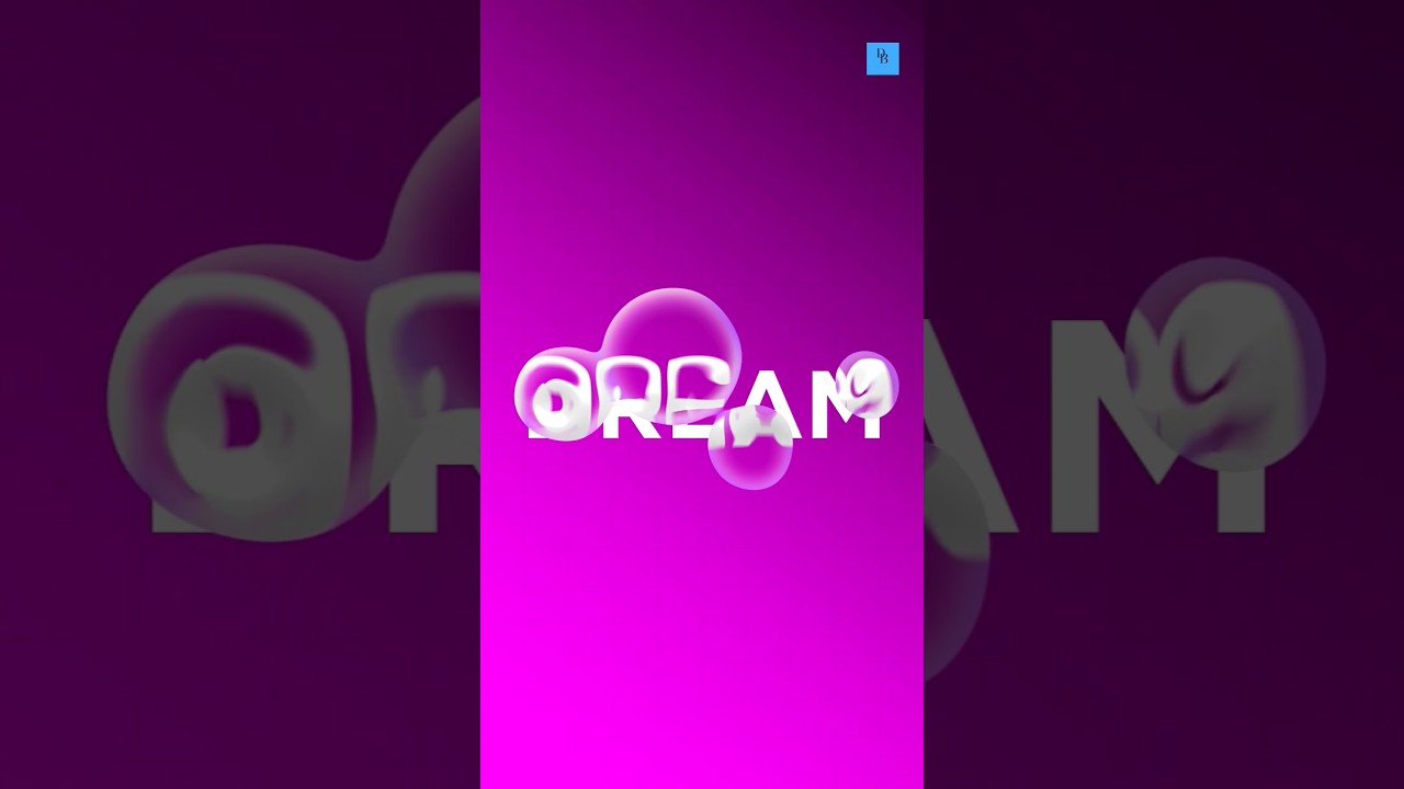 Realistic Liquid Bubble Effect in After Effects || #aftereffects #tutorial