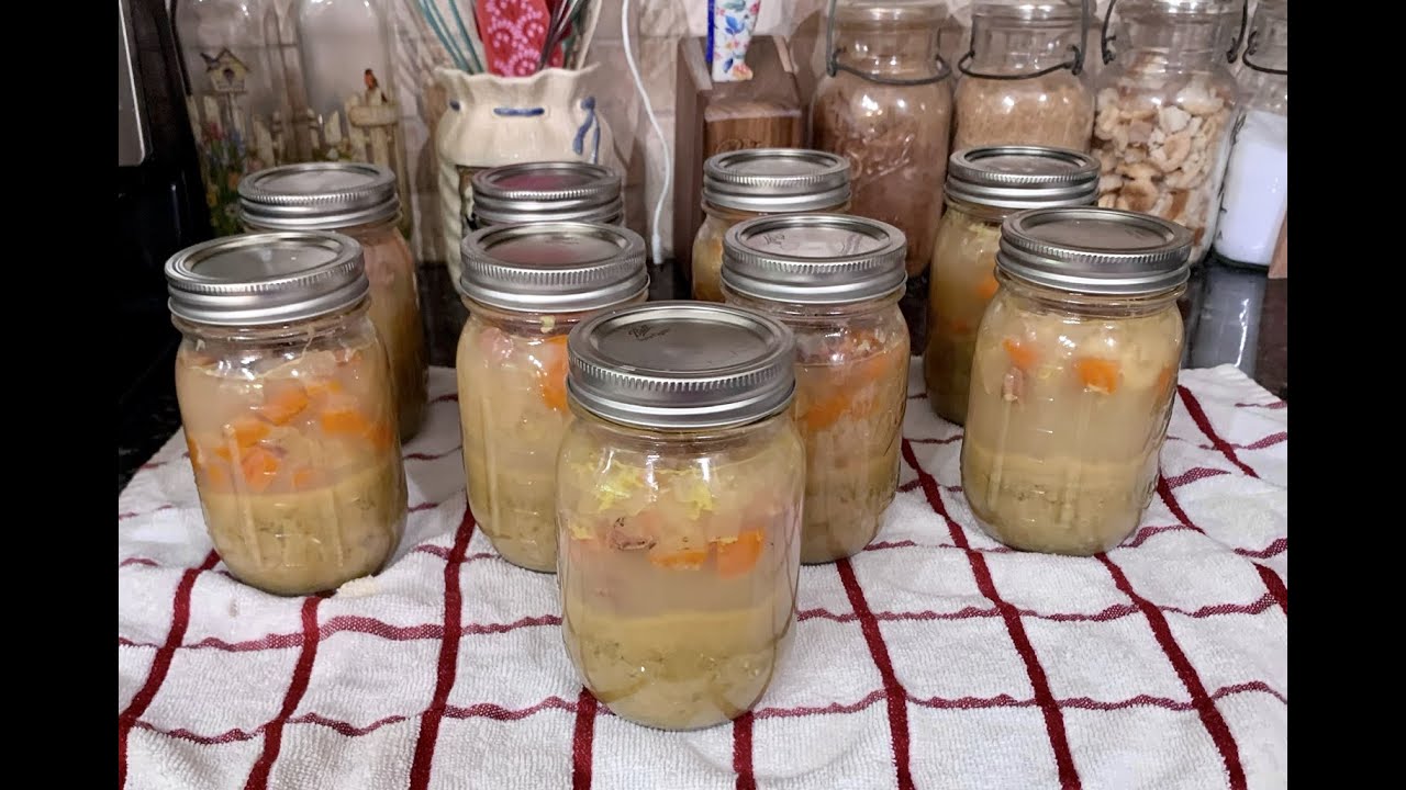 The Best Split Pea Soup and How to Raw Pack Can it