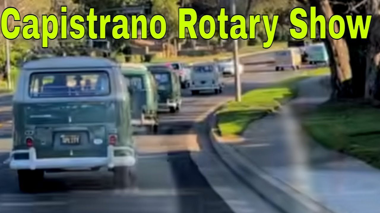 The 22nd Annual San Juan Capistrano Rotary Car Show | VW Bus Section + My 1966 VW Deluxe Bus