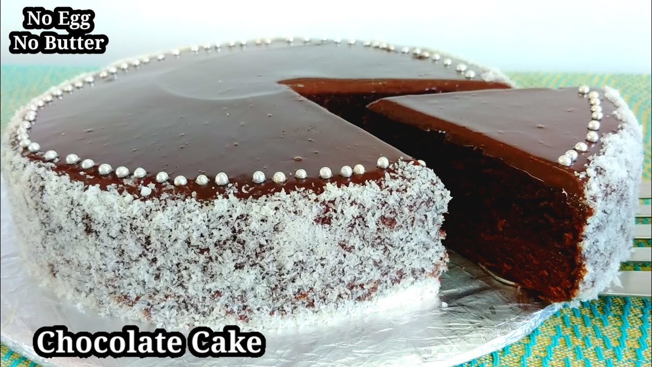 Eggless Moist Chocolate Cake | How to make eggless moist chocolate cake | No egg chocolate cake |