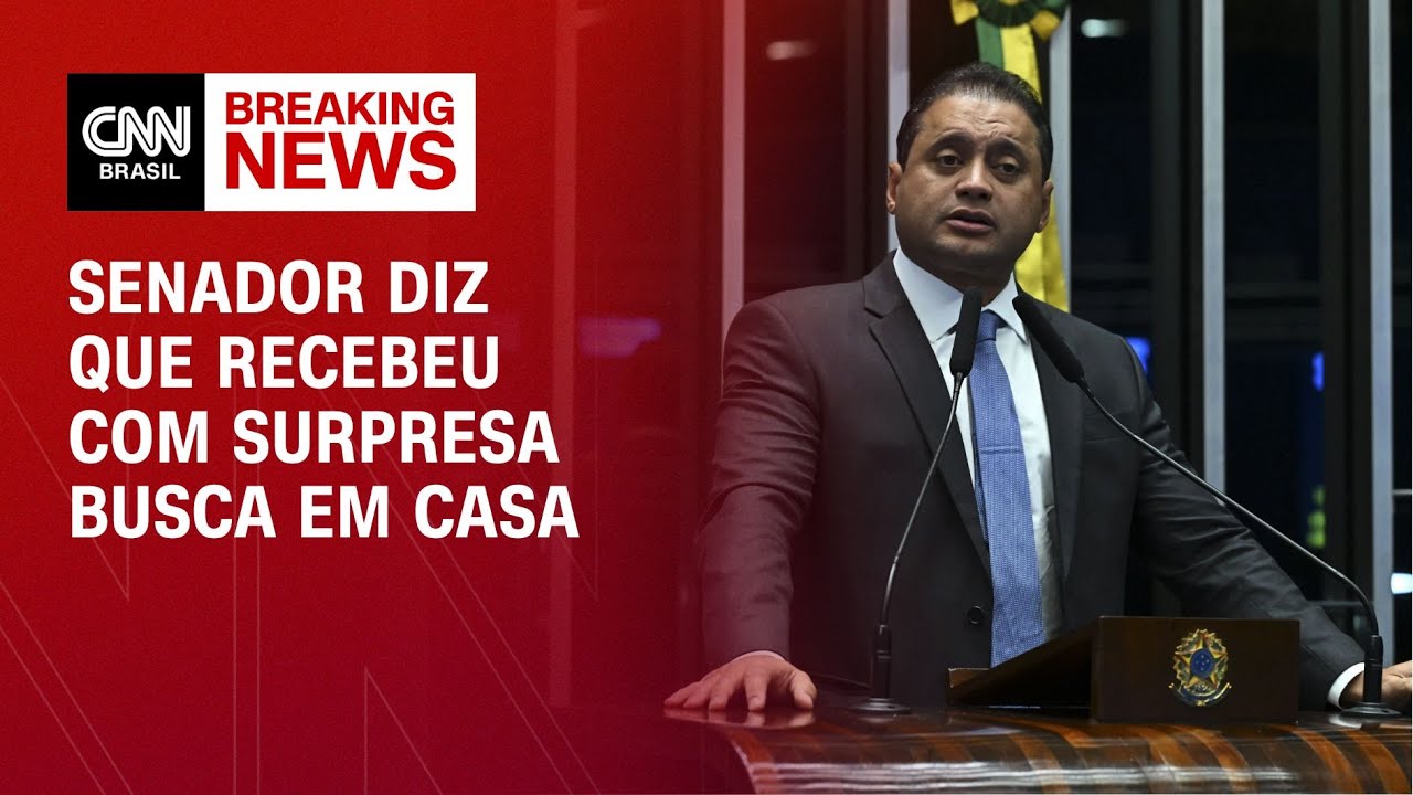 Senador Weverton Rocha diz que recebeu com surpresa busca da PF em casa | LIVE CNN