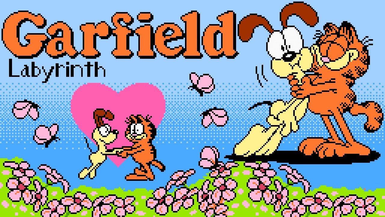 Garfield Labyrinth (Mickey Mouse IV, Real Ghostbusters, PP Hammer and His Pneumatic Weapon) Gameplay