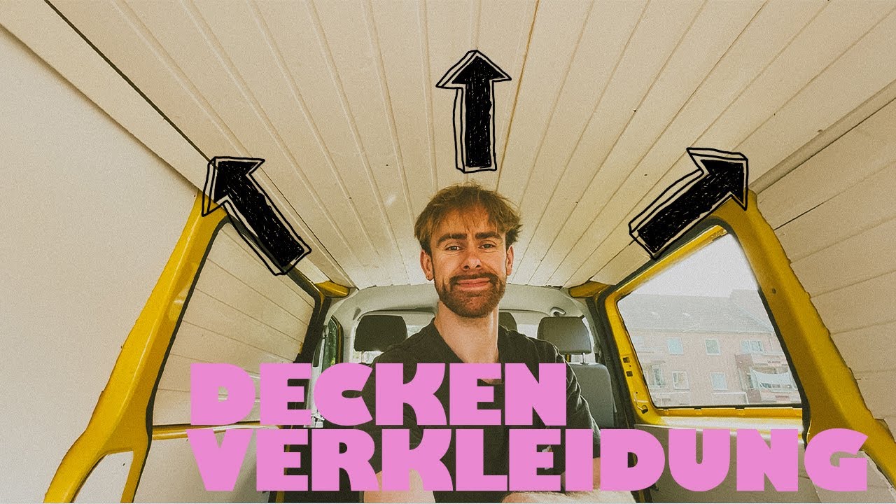 SO SCHÖN! So baust du die perfekte DECKENVERKLEIDUNG für deinen BUS!  - VAN / CAMPER INNENAUSBAU #3