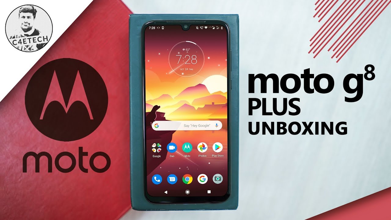 Moto G8 Plus Unboxing & Hands On Review - Should Moto Do More? (English)