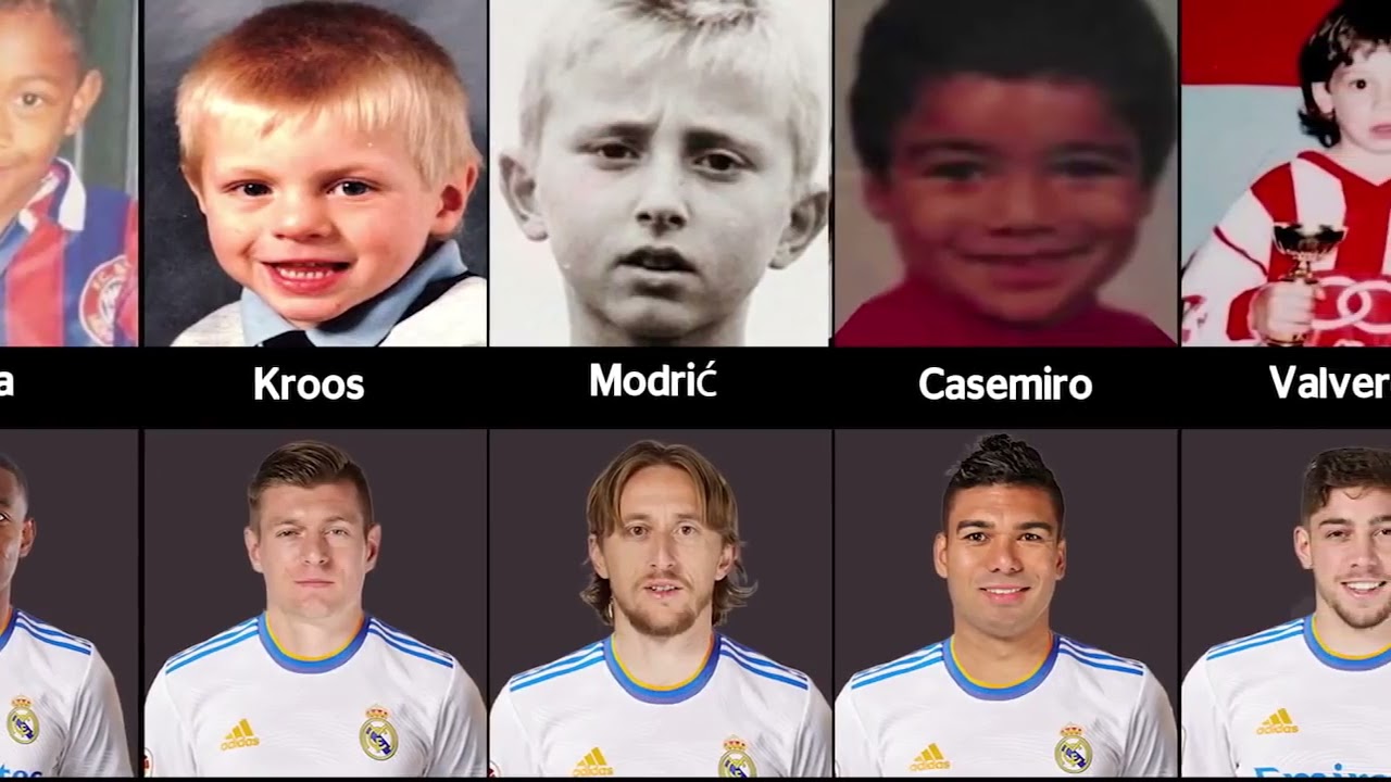 Potret Foto Masa Kecil Para Pemain Sepak Bola klub Real Madrid