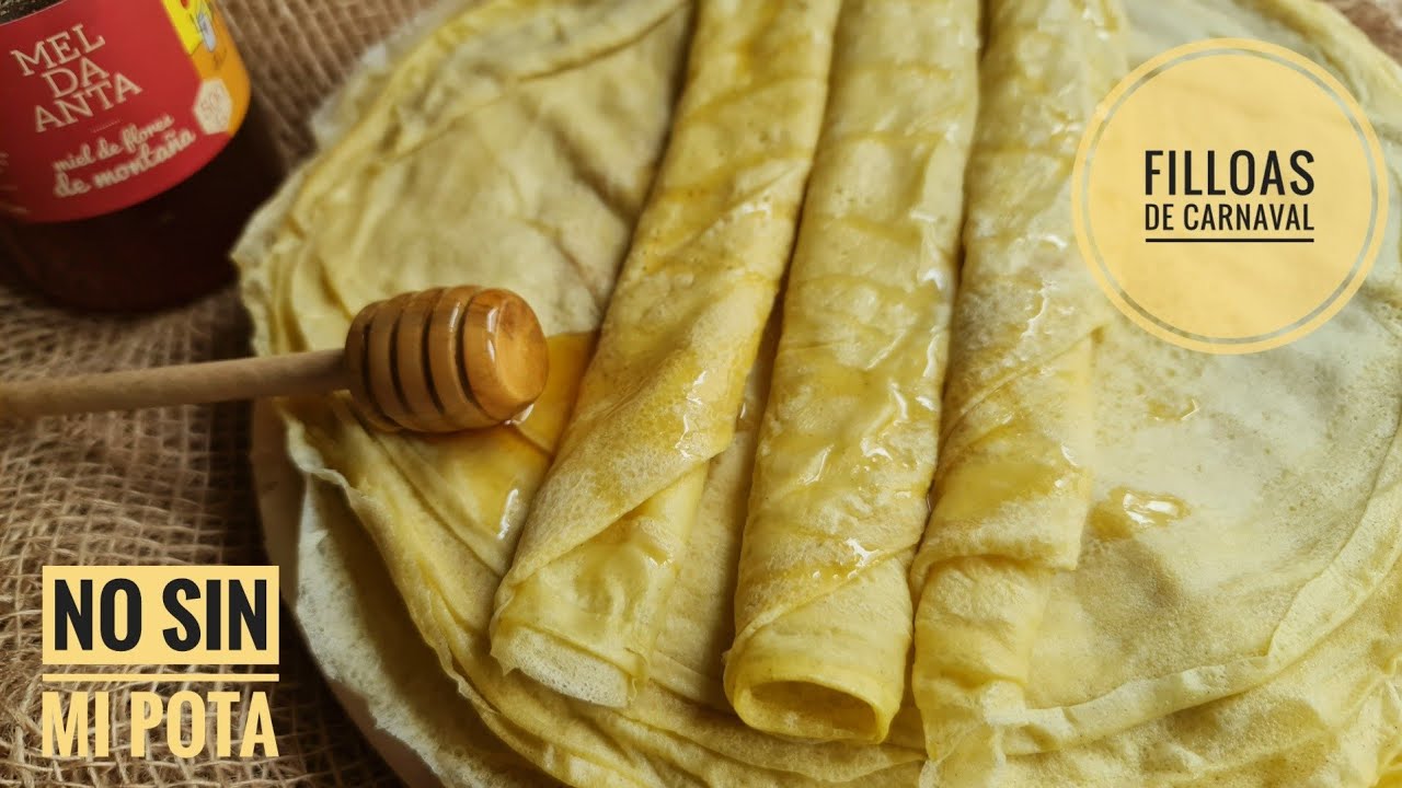 Filloas gallegas de carnaval super finas