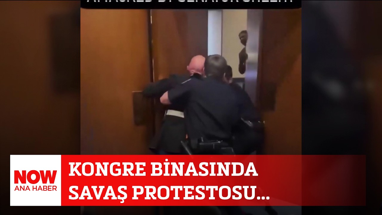 Kongre binasında savaş protestosu... 5 Mart 2026 Selçuk Tepeli ile NOW Ana Haber