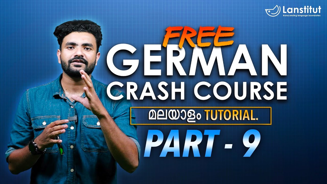 Part 9 | German Crash Course | Learn German in Malayalam || How to learn German?