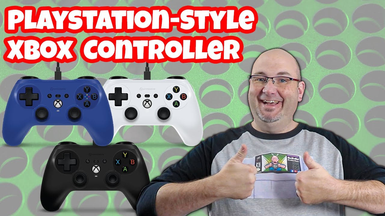 Симметричный джойстик для Xbox в стиле PlayStation от Hyperkin!
