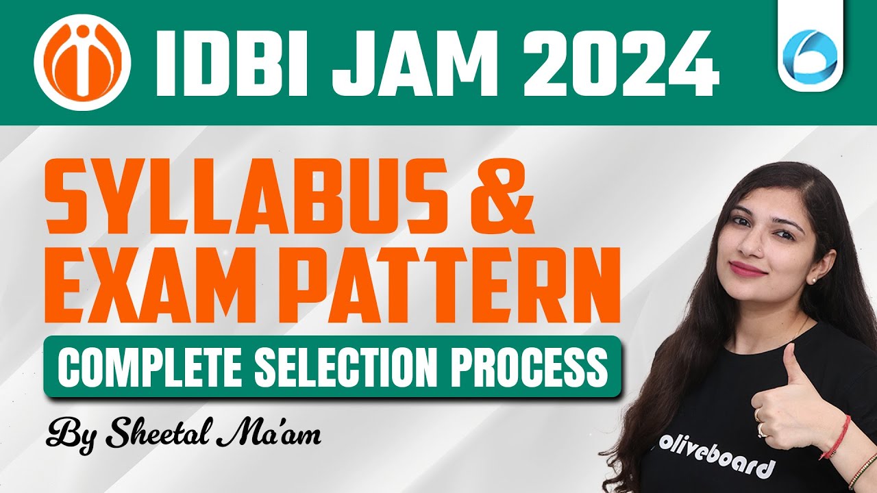 IDBI JAM Grade o Syllabus and Exam Pattern 2024 | IDBI JAM Syllabus | IDBI JAM Exam Pattern