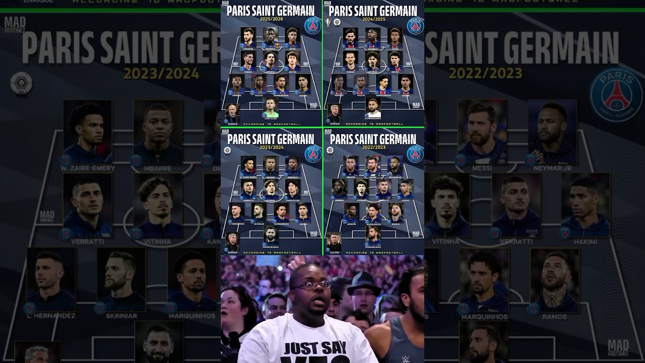 📊 PSG&rsquo;s Best XI: From 2022 to 2026 &ndash; How They Dominate Football!