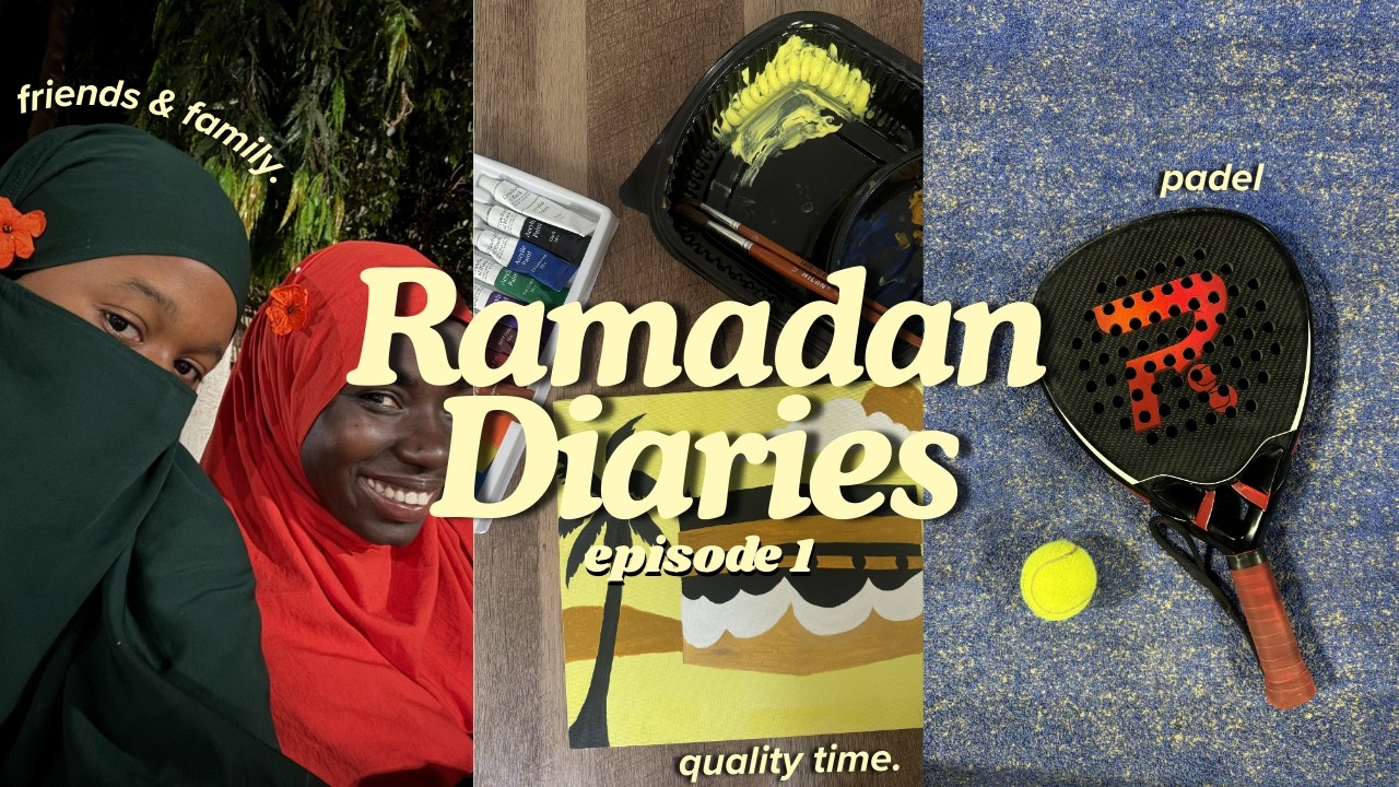 RAMADAN VLOG | Cooking, Charity, Strawberry Harvest & My First Time Playing Padel 🌙