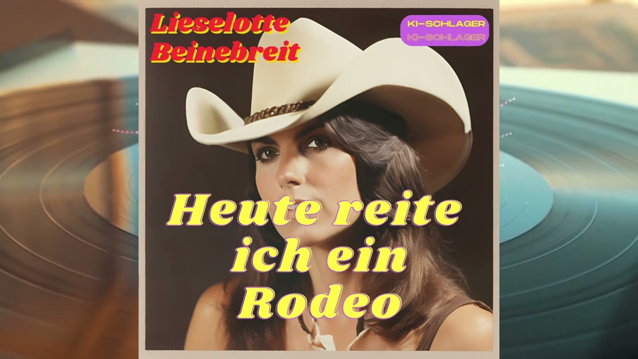 Lieselotte Beinebreit - Heute reite ich ein Rodeo | KI-generierter Schlager | Gute Laune