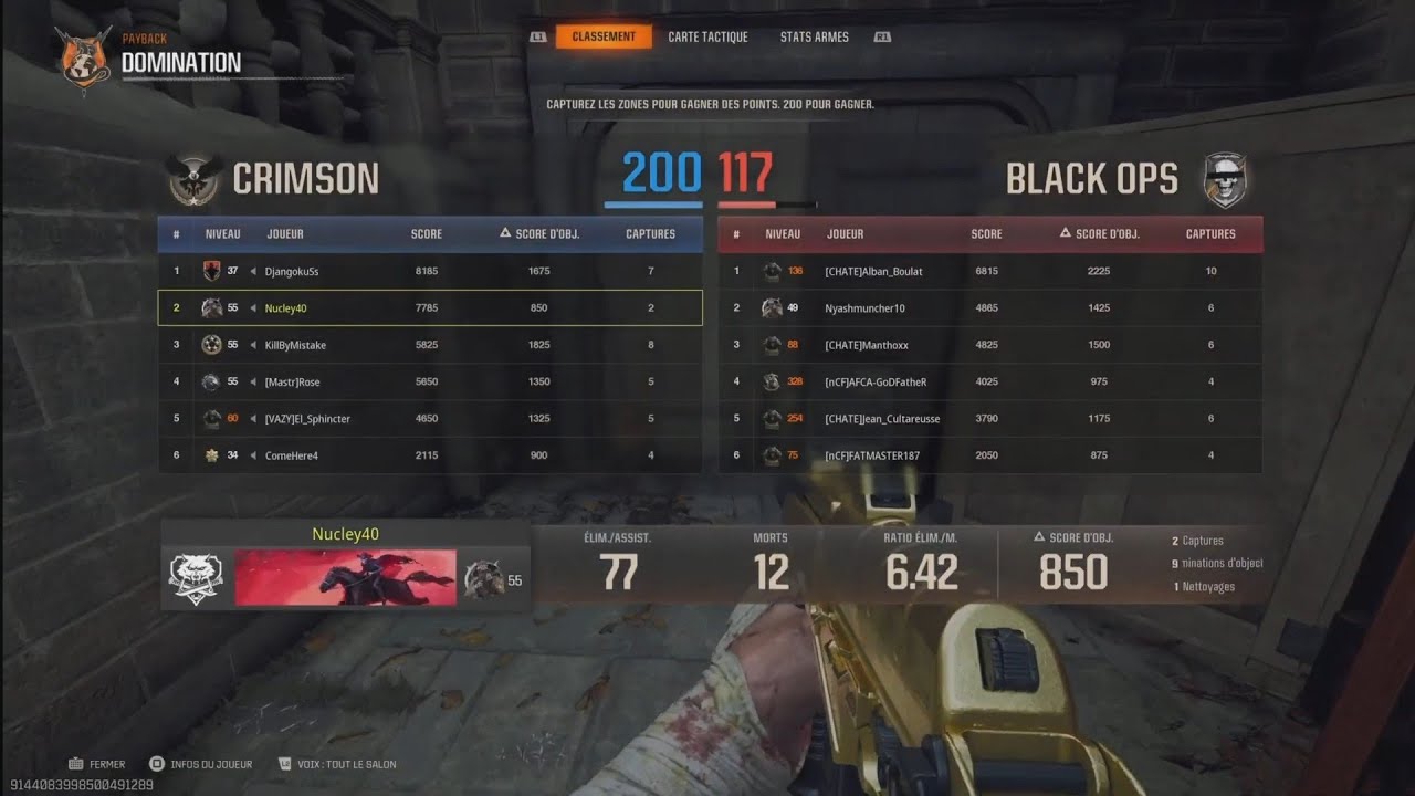BLACK OPS 6 1 impitoyable et 2 sans pitié dans la même partie