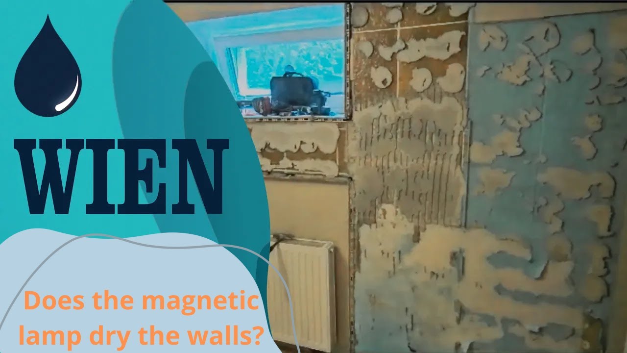 Is it possible to dry the walls with a magnetic lamp?