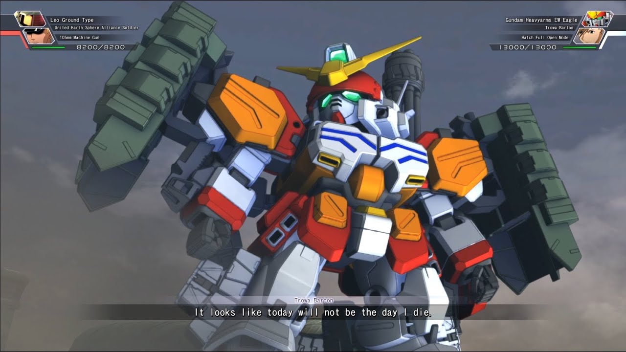 SD Gundam G Generation Cross Rays - Gundam Heavyarms EW Eagle ~Battle Animations~