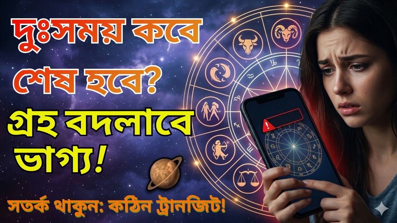 সবার জীবনের এই দুঃসময় কবে শেষ হবে? গ্রহের পরিবর্তনে নতুন সময় আসছে! | Astrology Prediction