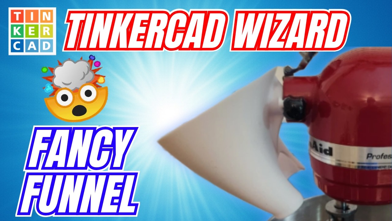 Make A Tinkercad Tapered Funnel: Slick Shape Wizardry! 💯🤯