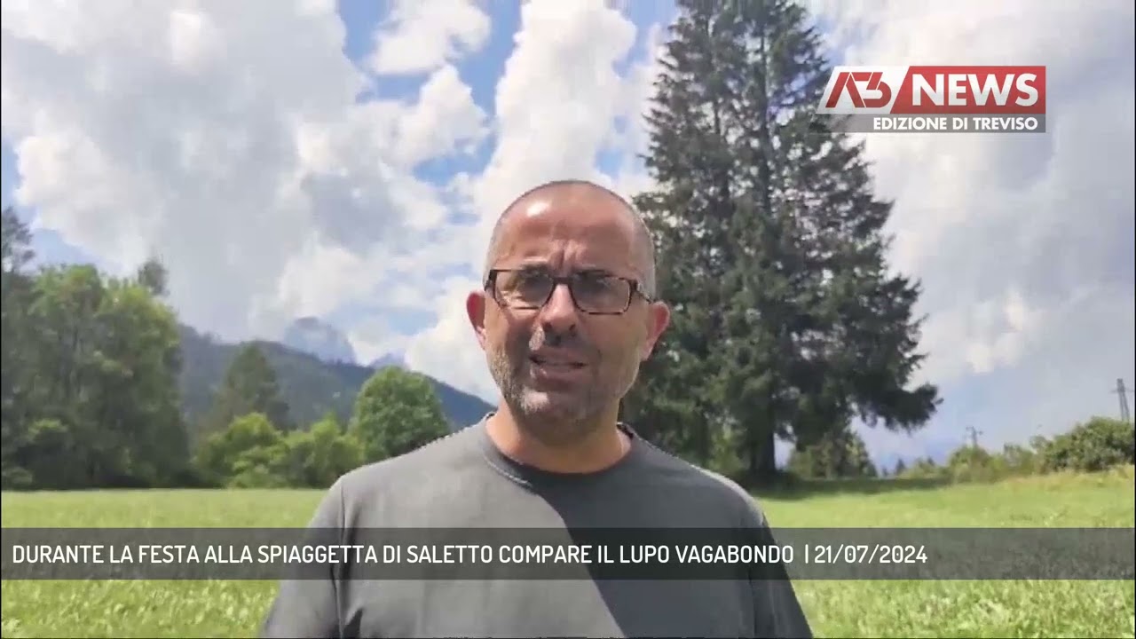 DURANTE LA FESTA ALLA SPIAGGETTA DI SALETTO COMPARE IL LUPO VAGABONDO  | 21/07/2024